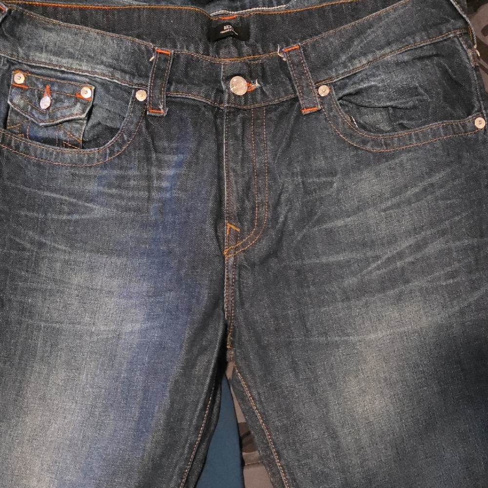 True Religion Dark Blue Relaxed Jeans
